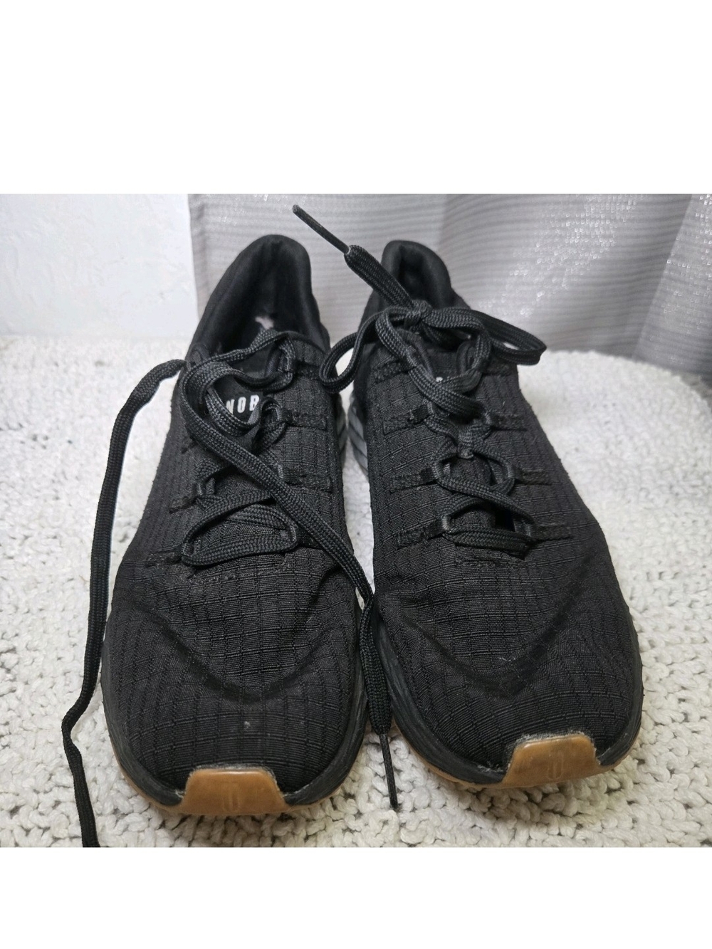NOBULL Allday Ripstop sneakers Black unisex shoes athletic M 6 W 7.5